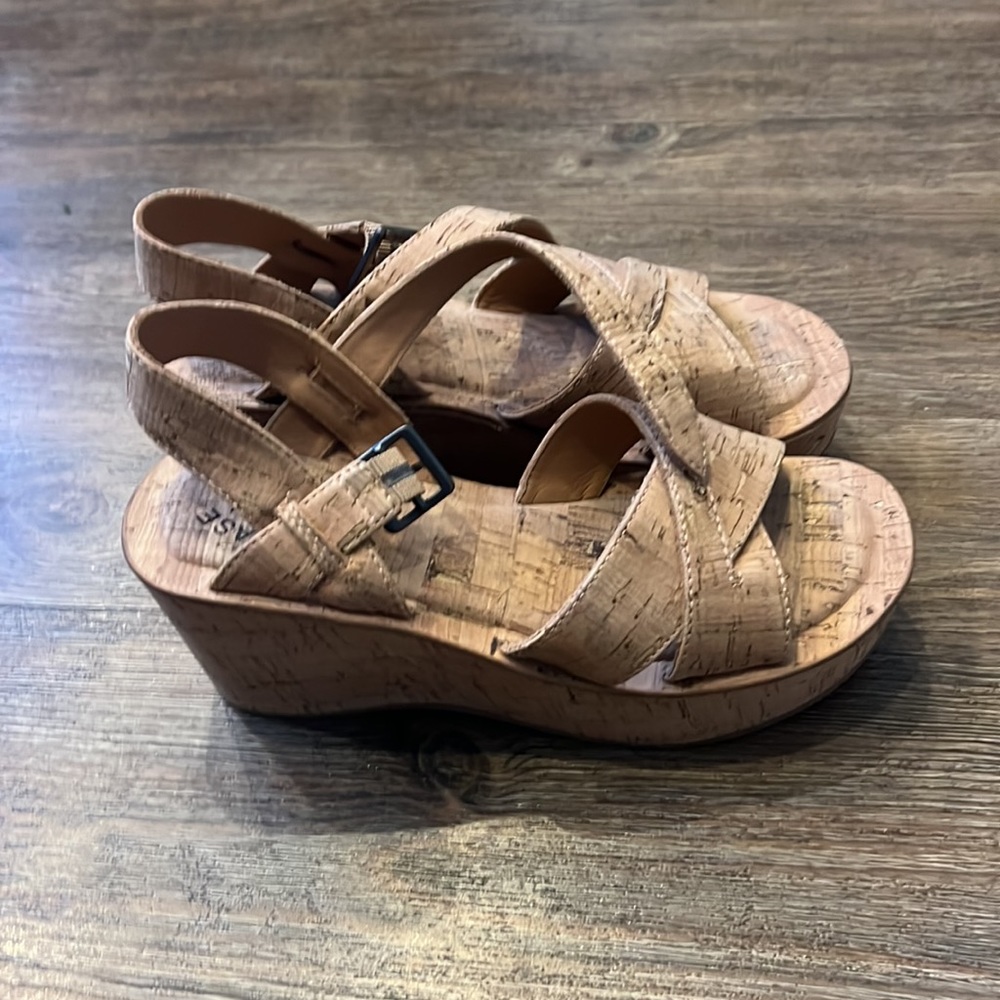 Korkease cork wedges size 6, never worn! Super comfortable, photos have shadows